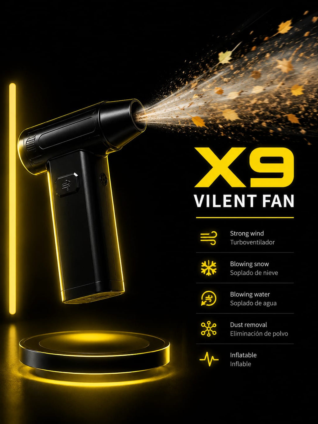 Mini Sopladora X-9 Violent Fan