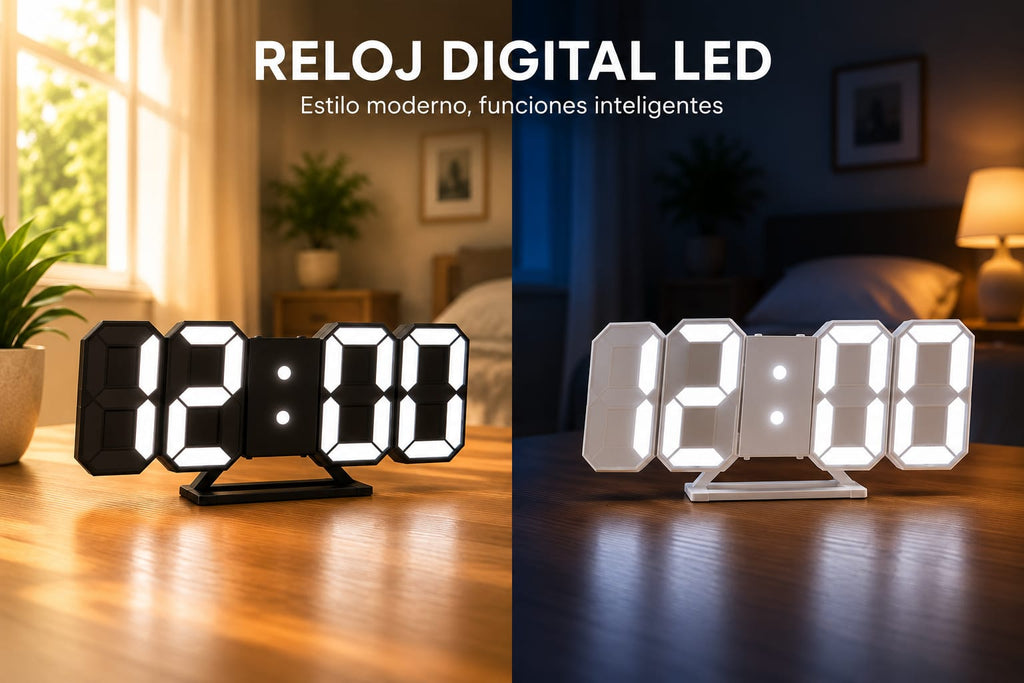 Reloj Digital LED 3D