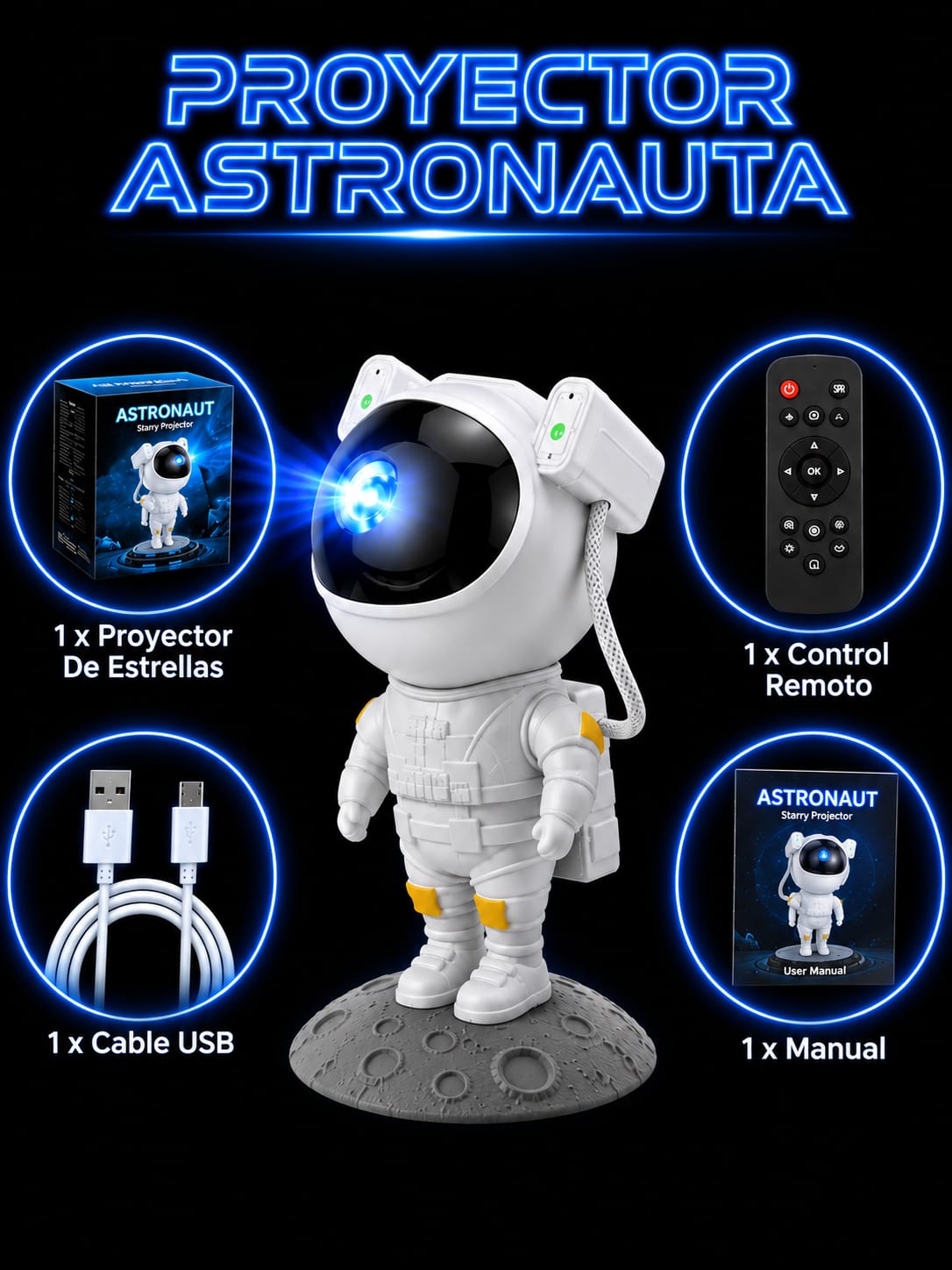 Proyector Astronauta
