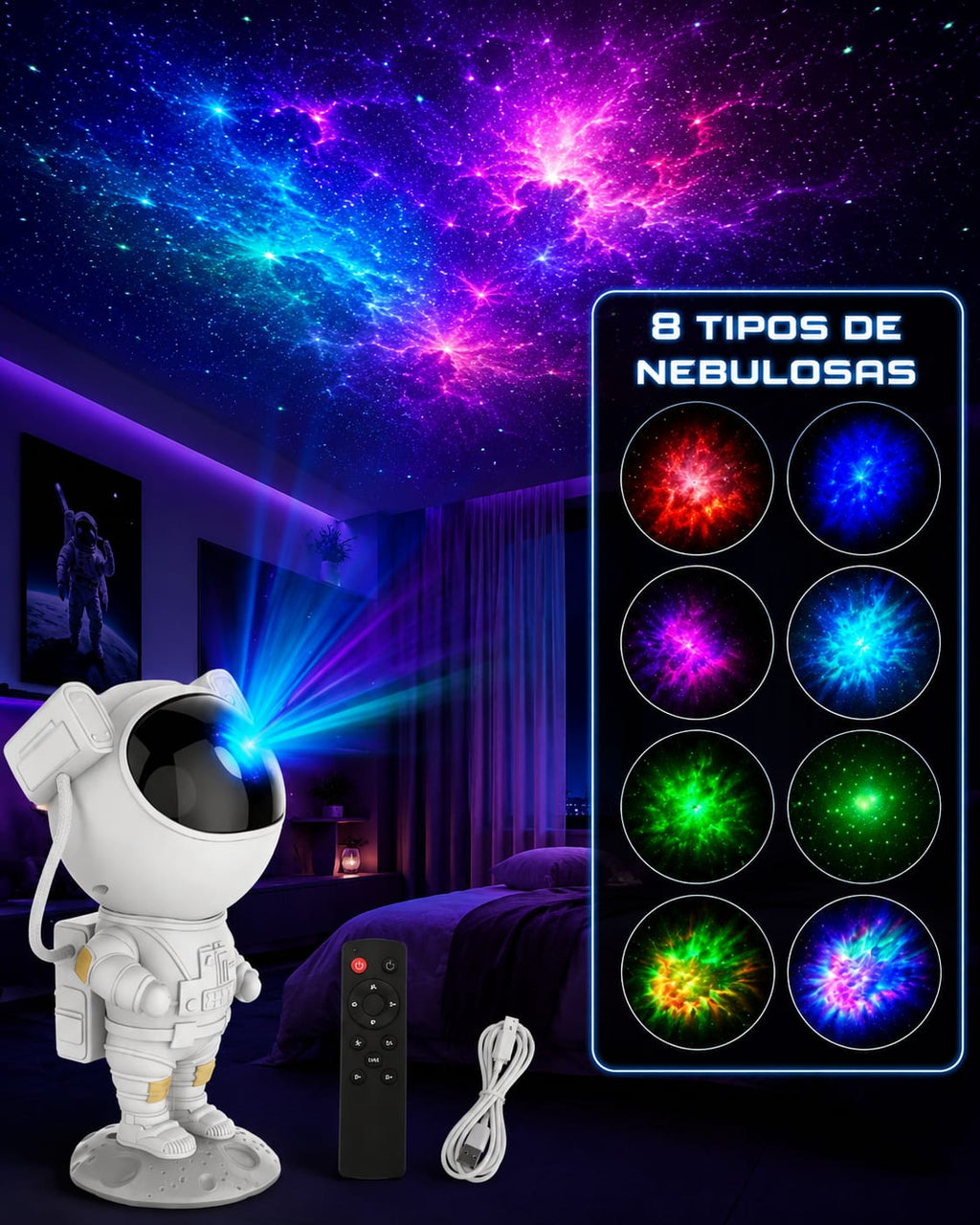 Proyector Astronauta