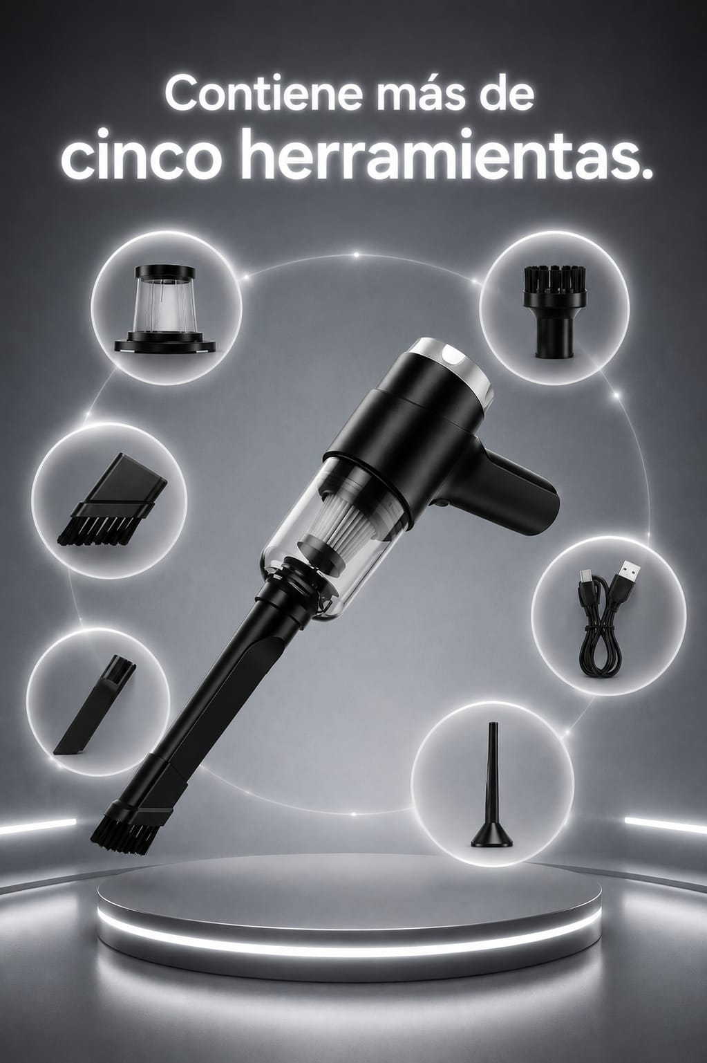Aspiradora portatil para auto de mano